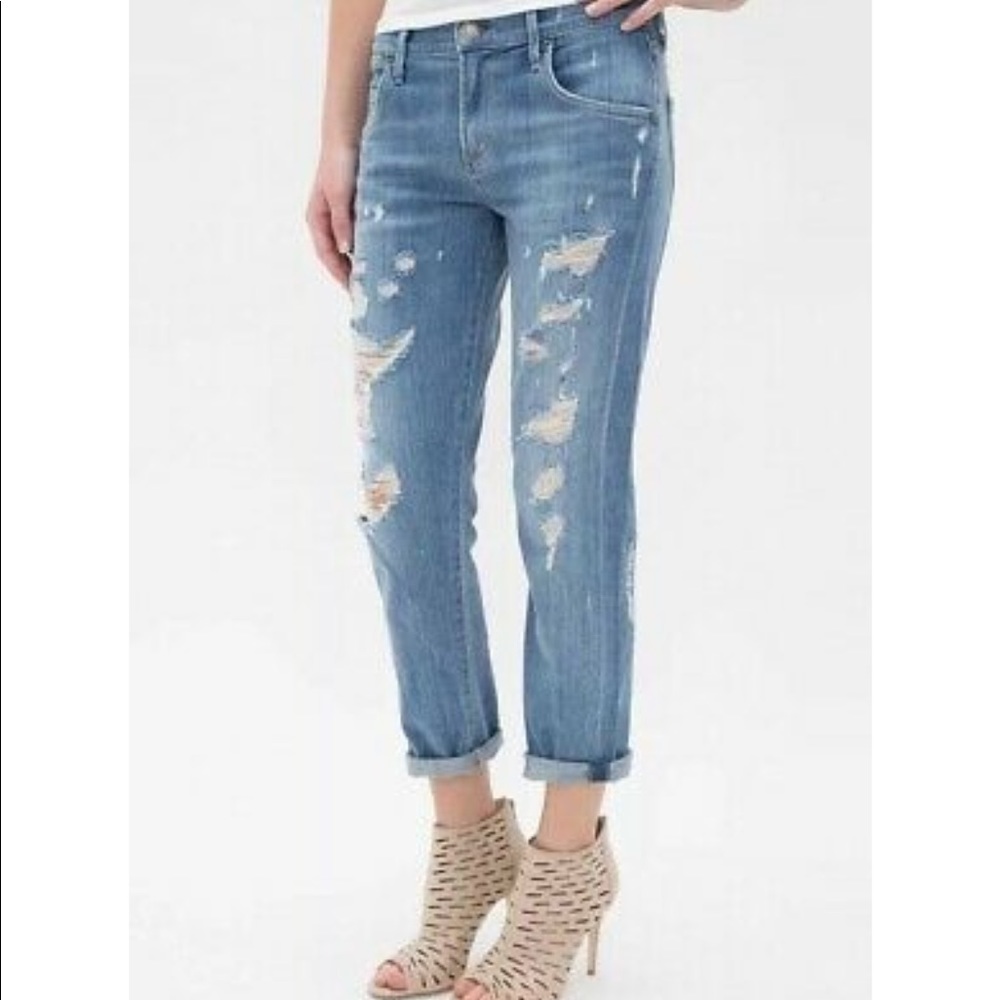 AGOLDE Isabel Distressed Boyfriend Jean 26